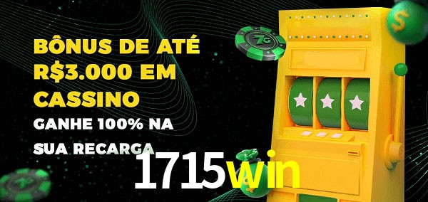 1715win melhor bônus de depósito