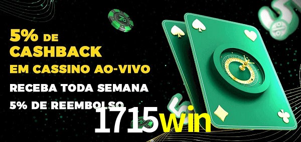 Promoções do cassino ao Vivo 1715win